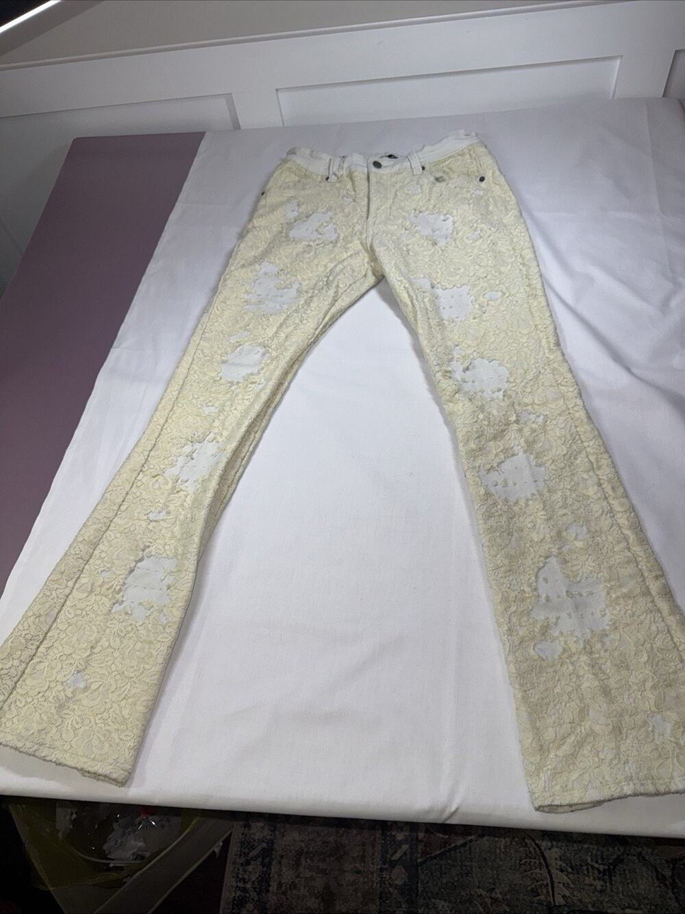 paper money distressed boro trousers rn 157878 Rare